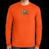 Ultra Cotton® Long Sleeve Pocket T-Shirt | 6 oz - Gildan 2410 Thumbnail