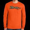 Ultra Cotton® Long Sleeve Pocket T-Shirt | 6 oz - Gildan 2410 Thumbnail