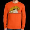 Ultra Cotton® Long Sleeve Pocket T-Shirt | 6 oz - Gildan 2410 Thumbnail