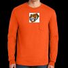 Ultra Cotton® Long Sleeve Pocket T-Shirt | 6 oz - Gildan 2410 Thumbnail