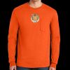 Ultra Cotton® Long Sleeve Pocket T-Shirt | 6 oz - Gildan 2410 Thumbnail