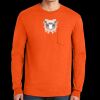 Ultra Cotton® Long Sleeve Pocket T-Shirt | 6 oz - Gildan 2410 Thumbnail